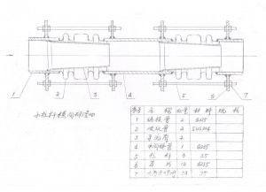 小拉桿橫向補償器:免費圖紙?zhí)峁?結構部件解析